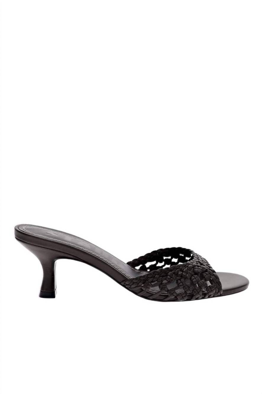 NEW STAUD women's brigitte hand knotted mule in espresso